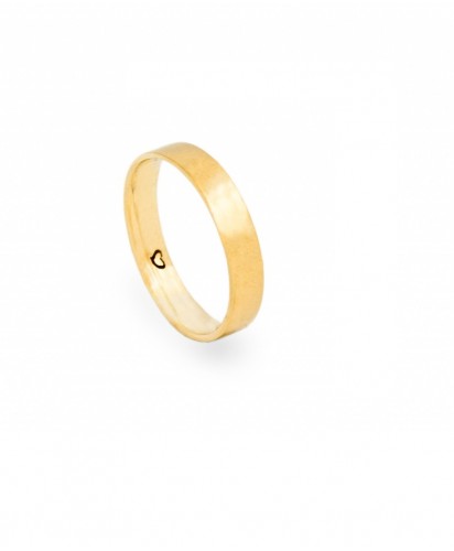 Aliança ouro 9KL 4mm