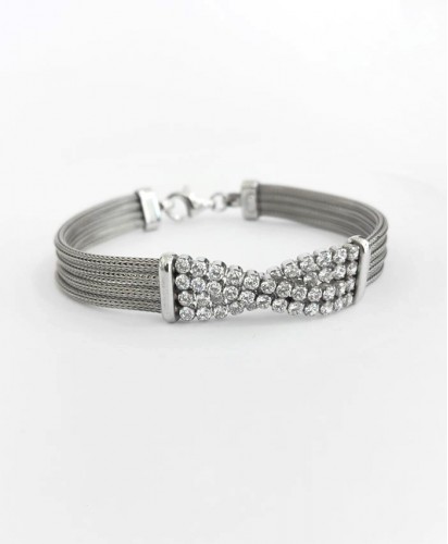 Pulseira Manga C/Zirconias