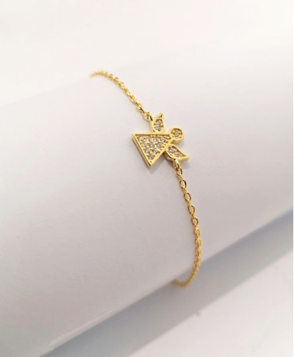 Pulseira Anjo Dourado